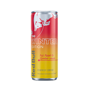 Red Bull 12x25cl edition winter fuji appel - uit de handel