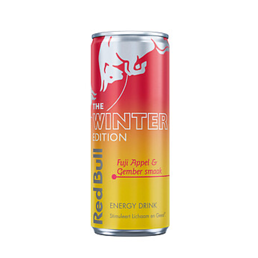 Red Bull 12x25cl edition winter fuji appel - uit de handel