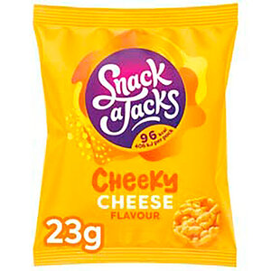 Snack a jacks 8x23gr crispy cheese