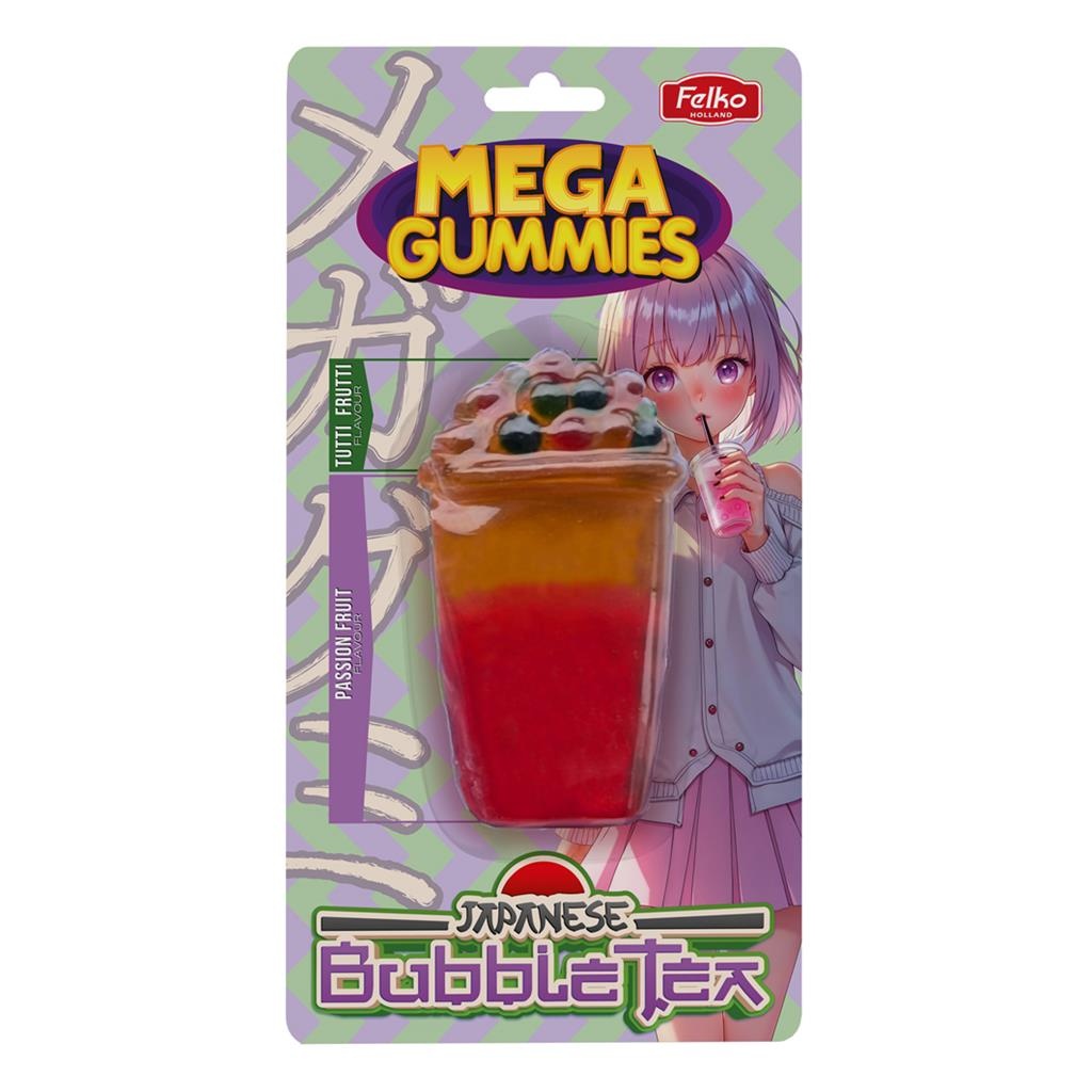 Mega gummies 12x120gr Japanese bubble tea