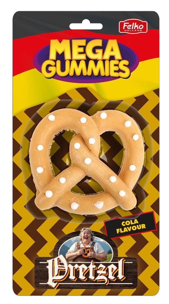 Mega gummies 10x120gr German pretzel