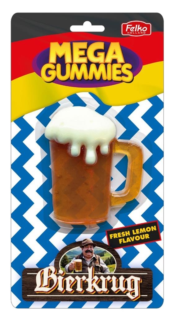 Mega gummies 11x120gr German beer