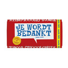 Tony's chocolonely 15x180gr melk 'Je wordt Bedankt'