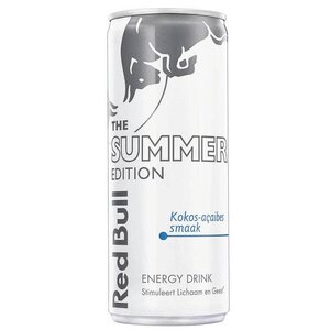 Red Bull 24x25cl edition white kokos - niet leverbaar