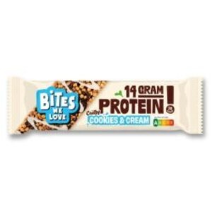 Bites we Love 12x50gr protein bar cookies & cream