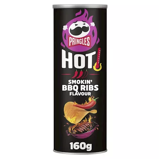 Pringles 160gr hot BBQ ribs THT:10-9-26!!