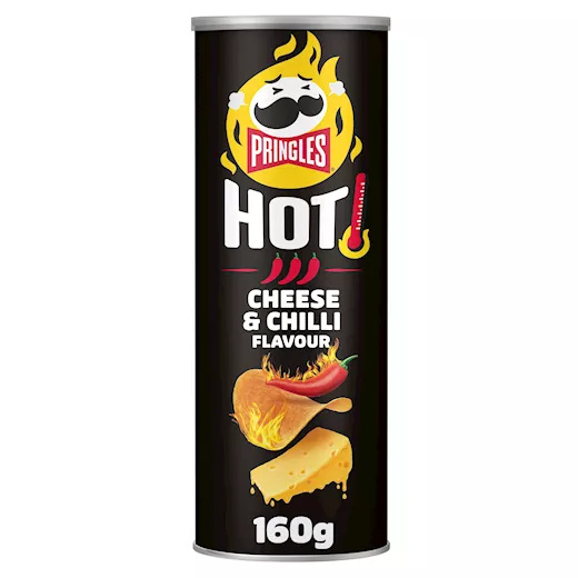 Pringles 160gr hot cheese Chilli THT: 30-3-27