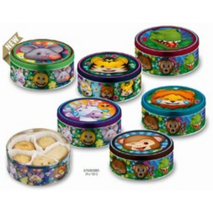 Koektrommel gevuld 150gr emoji dieren