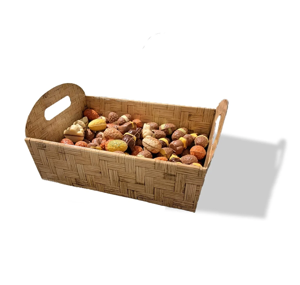 Pasen paasmandje gevuld met assorti 1,5kg