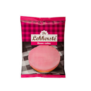 De Lekkerste 24x65gr roze koek