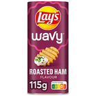 Lays wavy 115gr roasted ham