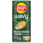 Lays wavy 115gr mature cheddar & onion THT:14-6-26