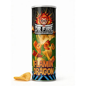 Dr. Fire crisps 80gr flamin dragon