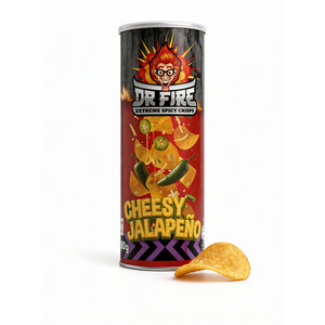 Dr. Fire crisps 80gr cheesy jalapeno