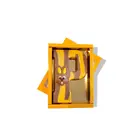 Pasen Paasletter 215gr melk in geel vensterdoos