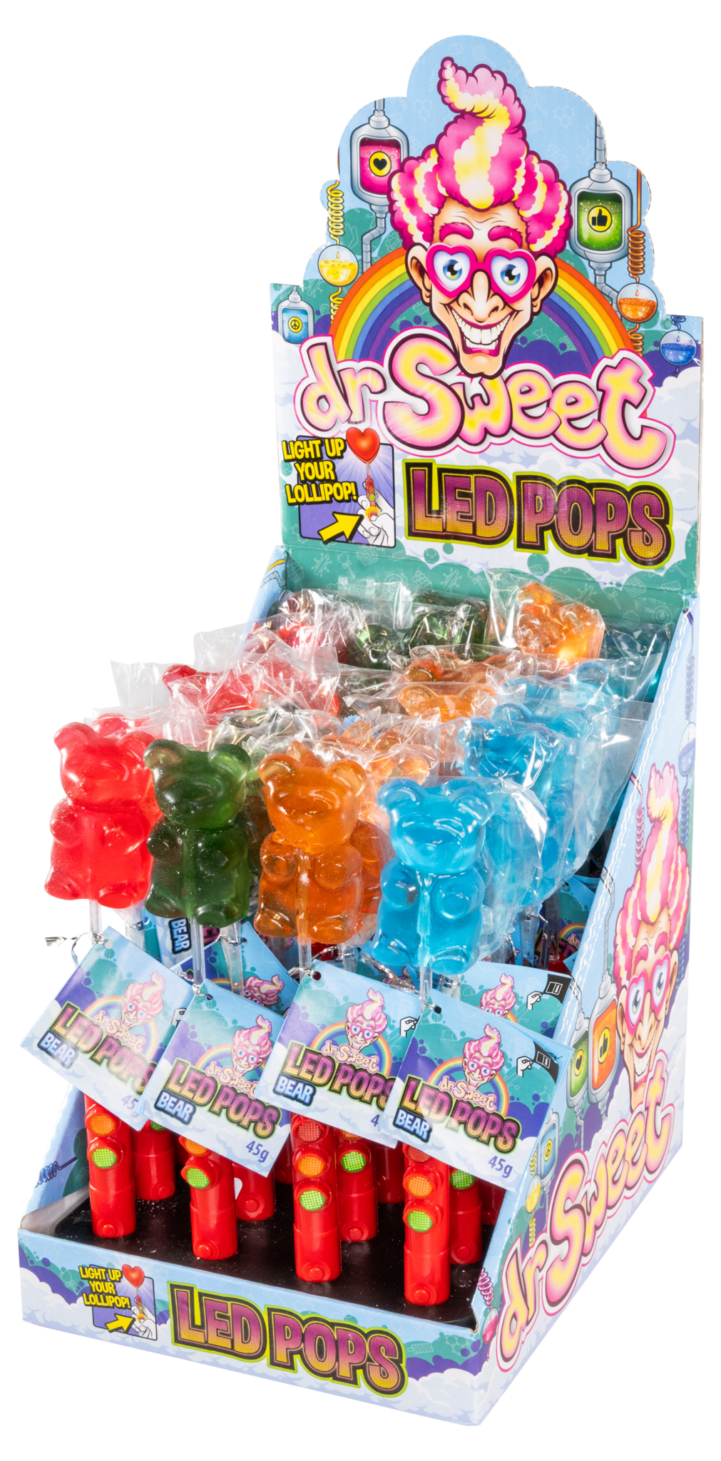Dr. Sweet lolly LED 28x45gr beer