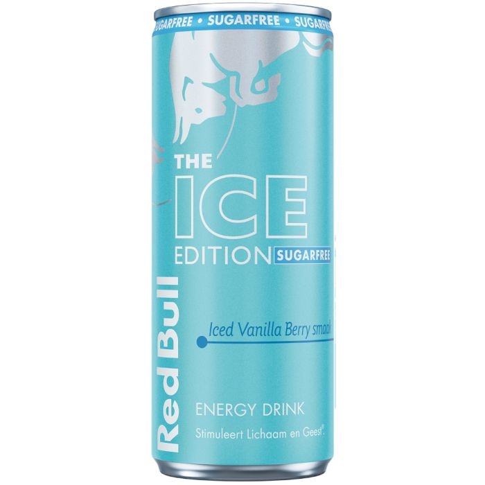 Red Bull 24x25cl edition suikervrij iced vanilla berry