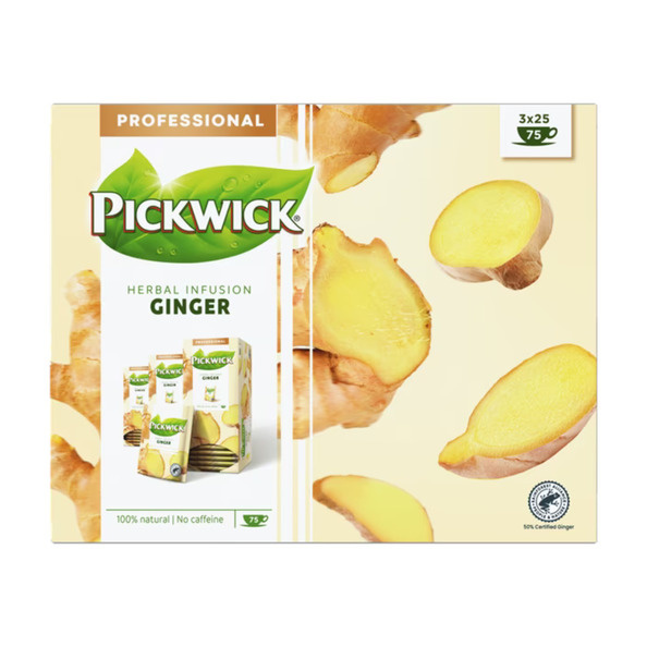Pickwick 75x professional thee ginger 1,75gr