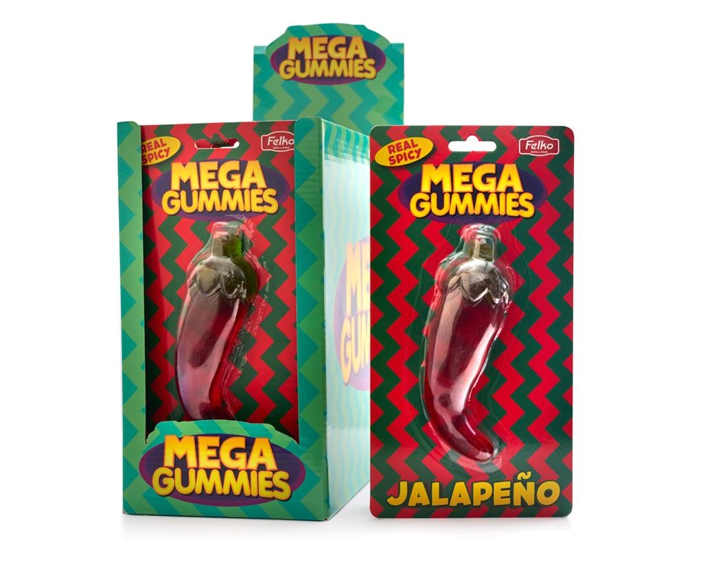 Mega gummies 11x120gr jalapeno pepper