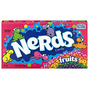 Box Wonka nerds 12x142gr fruit / rainbow