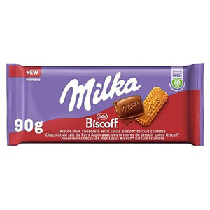 Milka 100gr tablet Lotus Biscoff THT:19-01-27