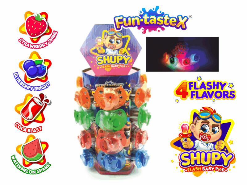 FunTasteX shupy flash baby pop x24