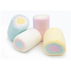 Spek 1kg rainbow mallow circles