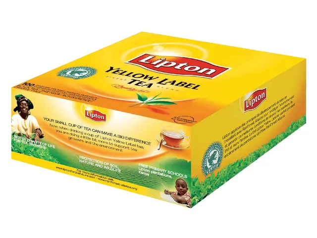 Lipton thee 100x1,5gr Yellow label + enveloppe
