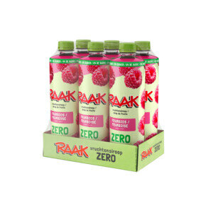Raak siroop 6x75cl framboos