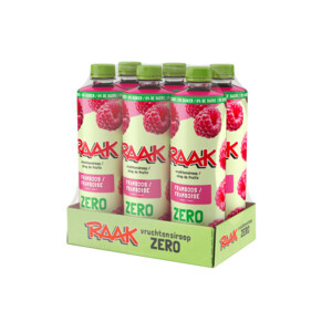 Raak siroop 6x75cl framboos