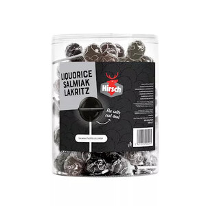 Hirsch lolly 100x12gr salmiak
