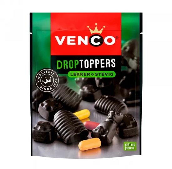 Venco droptoppers 10x225gr lekker stevig