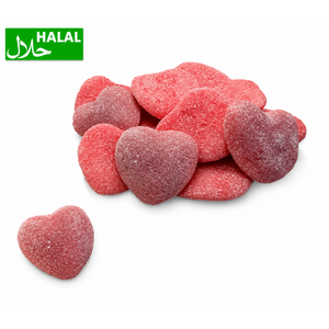 Dulceplus schepsnoep 1kg halal zure rode harten