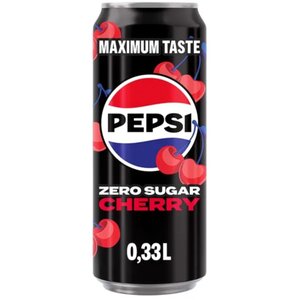 Pepsi blik 12x33cl sleek cola cherry zero