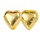 Sorini chocolade hart 1kg goud