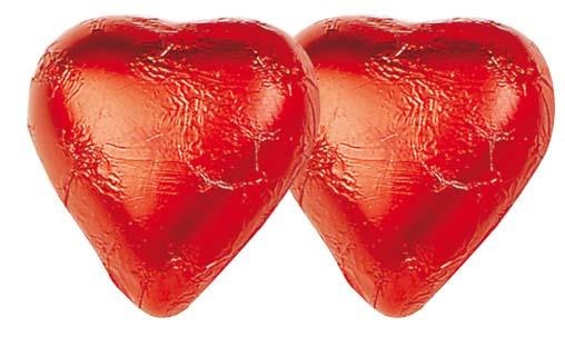 Sorini chocolade hart 1kg rood