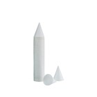 Disposable puntbekers karton 5000x 133ml wit
