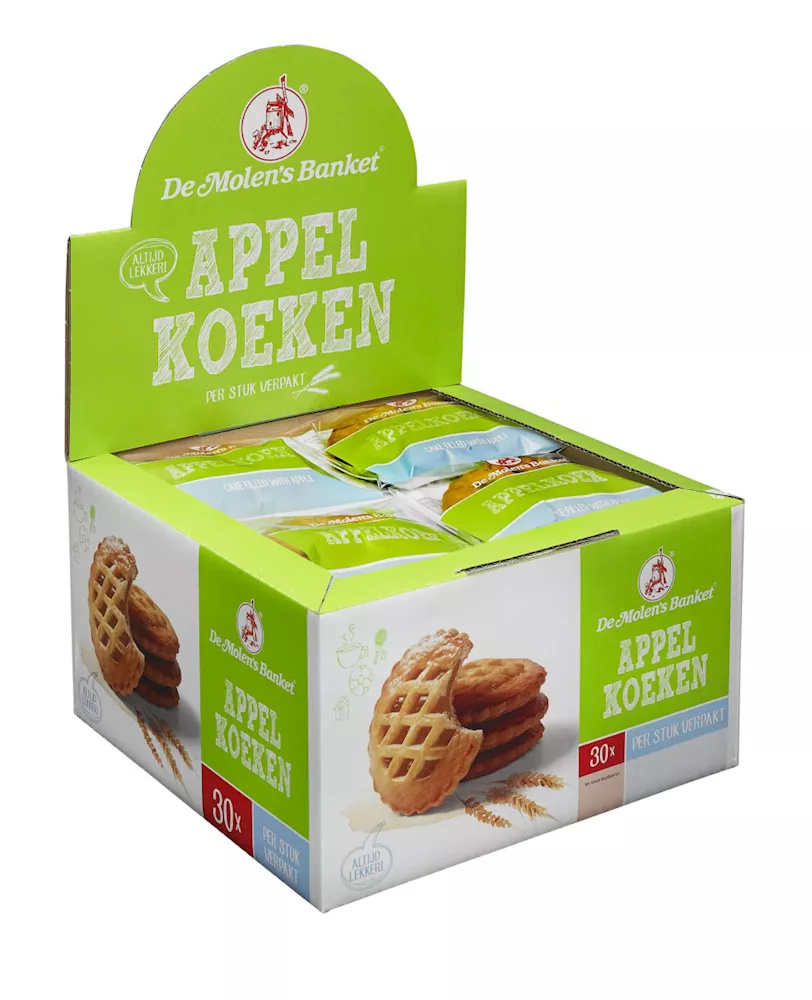 De Molen 30x50gr appelkoek