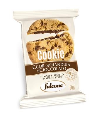 Falcone American cookie 40x50gr hazelnoot/cioccolato
