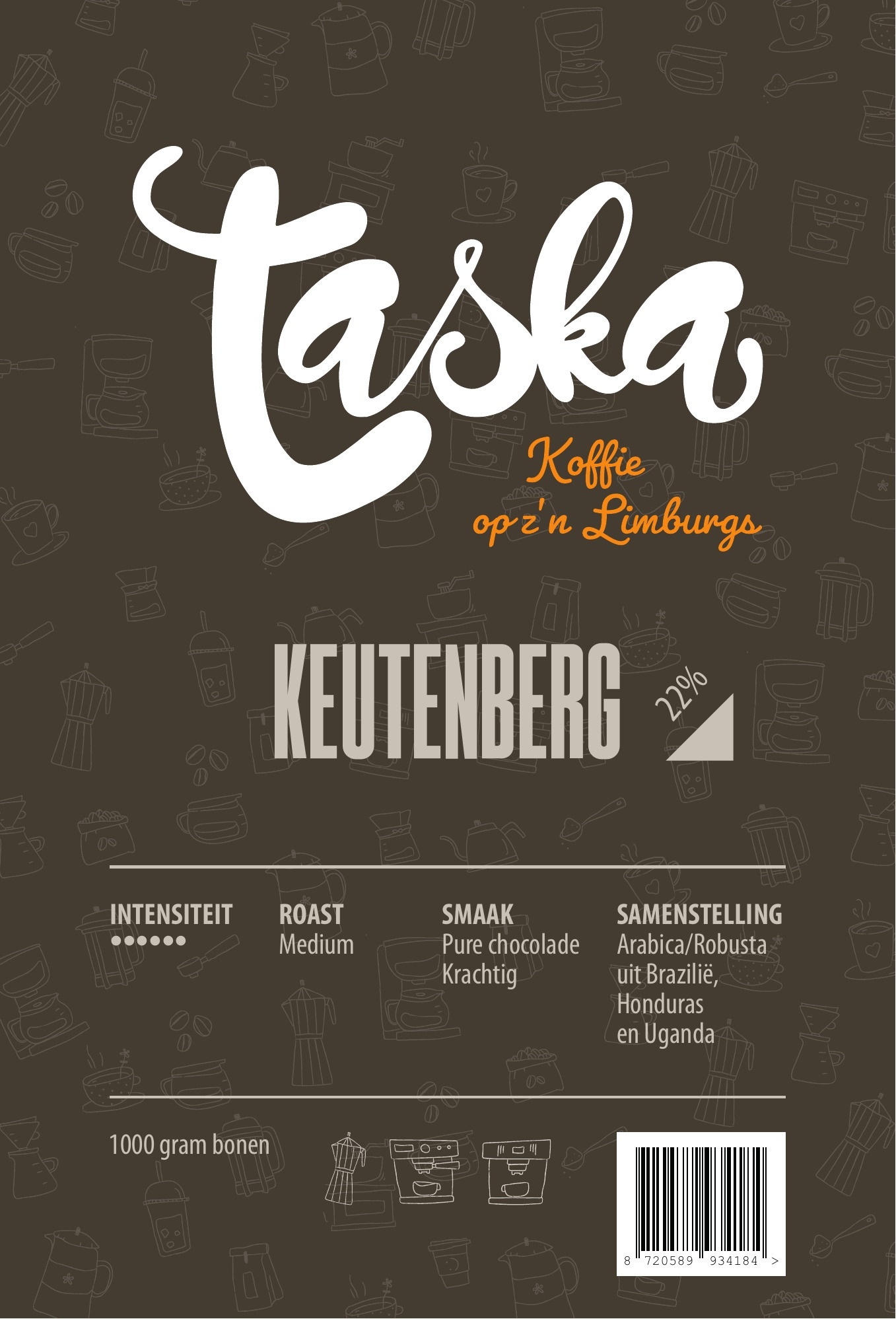 Taska koffie bonen Keutenberg 1kg