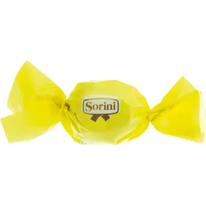 Sorini chocolade bonbon bal 1kg geel (~70st)