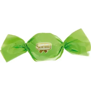 Sorini chocolade bonbon bal 1kg groen (~70st)