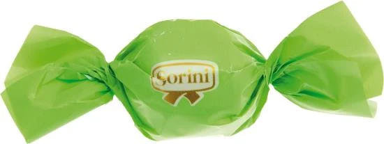 Sorini chocolade bonbon bal 1kg groen (~70st)