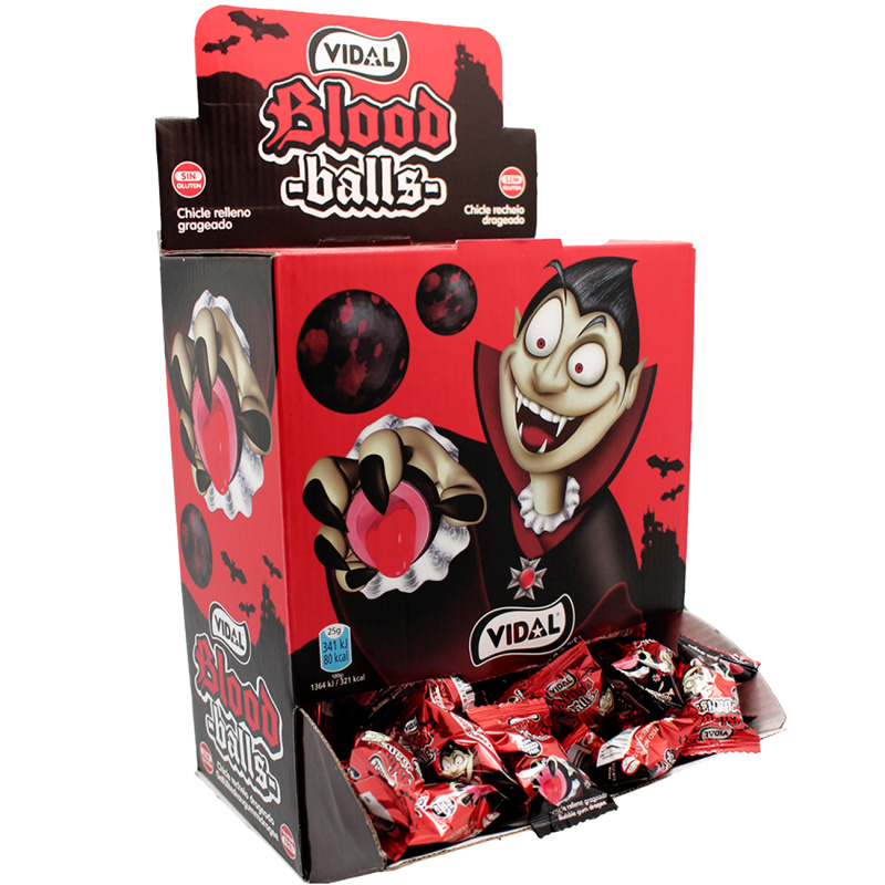 Vidal kauwgom 200x5gr blood balls
