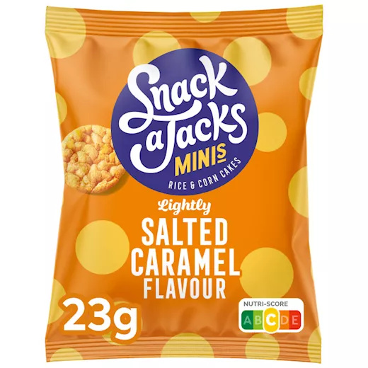 Snack a jacks 12x23gr mini's salted caramel