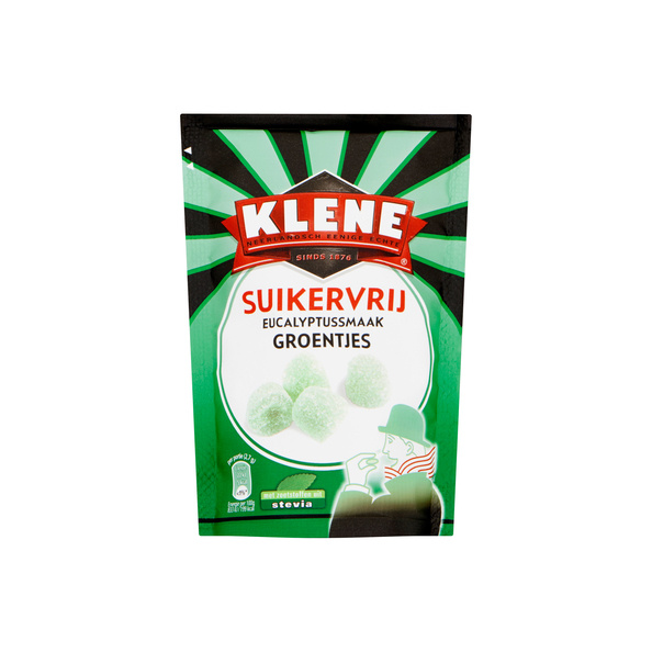 Klene suikervrij 12x90gr eucalyptus groentjes