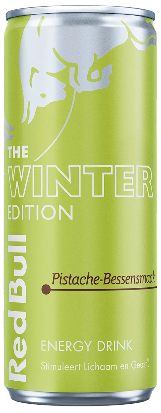 Red Bull 24x25cl edition winter pistache bessensmaak