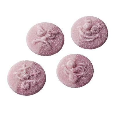 Frisia schepsnoep 1,25kg vegan foam zure smile aardbei-kers