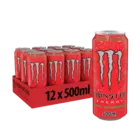 Monster blik 12x500ml watermeloen