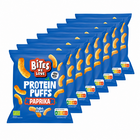 Bites we Love 8x25gr protein puffs chips paprika